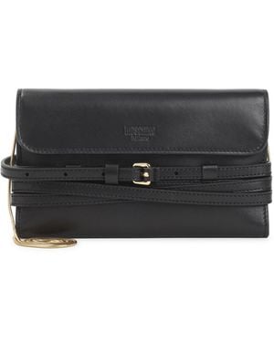 Moschino Leather Clutch - Black
