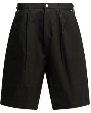 Comme des Garçons Comme Des Garçons Homme Plus Formal Cotton Shorts - Black