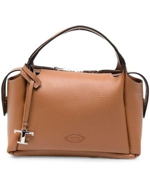 Tod's T Timeless Mini Handbag - Brown
