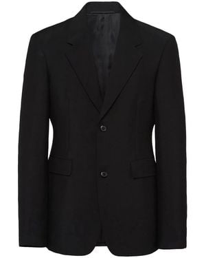 Prada Kid Mohair Jacket - Black