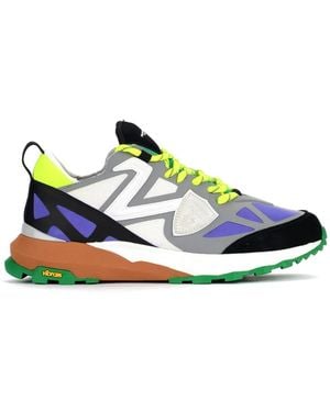 Philippe Model Rockx Low Vibram Sole Sneakers - Blue