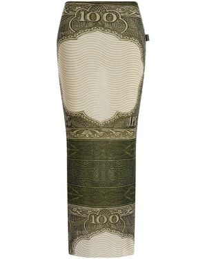 Jean Paul Gaultier Polyamide Mini Skirt - Green