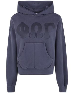 Fear Of God "90's" Fleece Hoodie - Blue