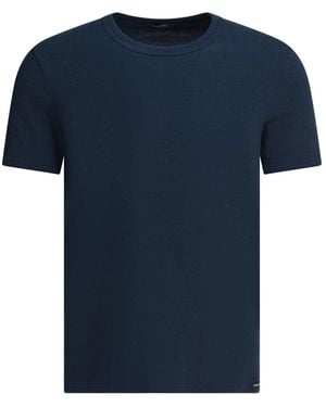 Tom Ford Cotton Underwear T-Shirt - Blue