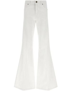 Twinset Twin Set Flared Leg Jeans - White