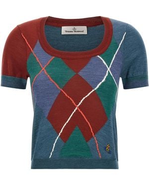 Vivienne Westwood 'Argyle' Jumper - Blue