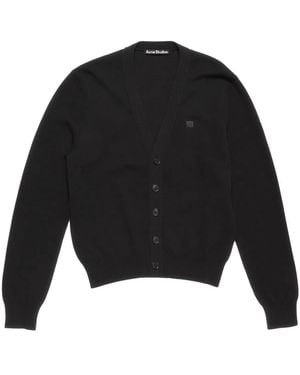 Acne Studios V Neckline Cardigan - Black
