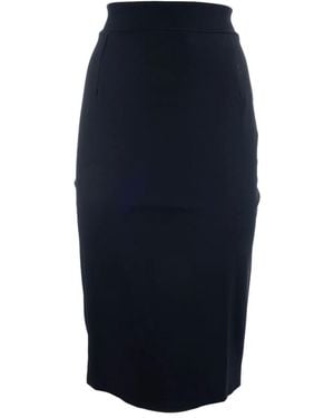 Chiara Boni "Lumi" Jersey Skirt - Blue