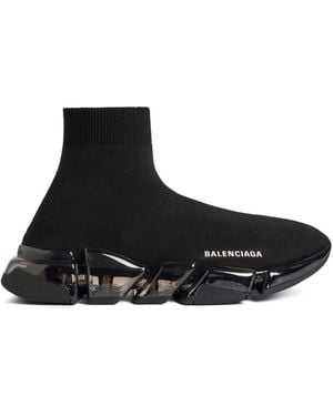 Balenciaga Logo Speed Trainers - Black
