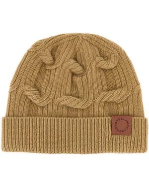 Stella McCartney Chain Beanie - Natural