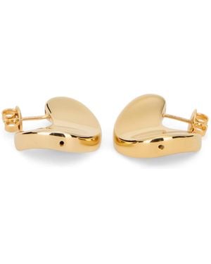 Bottega Veneta Orecchini Disc Small - White