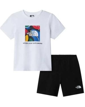 The North Face T-Shirt Set With Bermuda Shorts - White