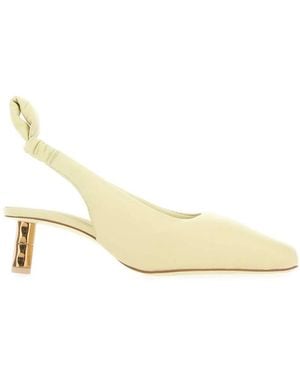 Boyy Pastel Nappa Leather Puffy Pumps - Natural