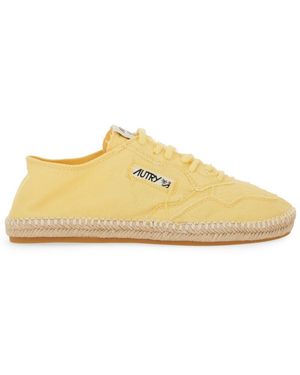 Autry Espadrillas Low Canvas Sneakers - Yellow
