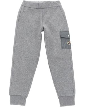 Moncler Nylon Pocket Joggers - Grey