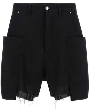 Rick Owens 'Stefan Cargo' Bermuda Shorts - Black