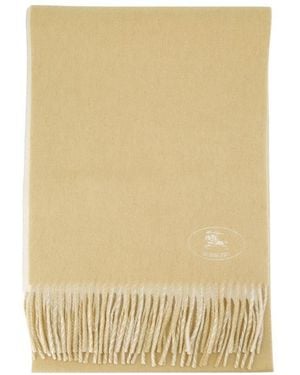 Burberry Mu Sld Ekd Stamp Scarf - Natural