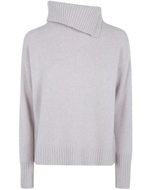 Anneclaire Turtle Neck Sweater - Gray