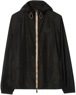 Burberry Nylon Blouson Jacket - Black