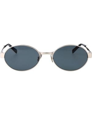Saint Laurent Metal Sunglasses - Blue