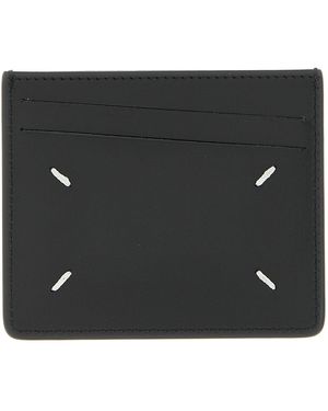 Maison Margiela 'Stitching' Card Holder - Black