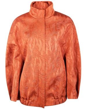 Dries Van Noten "Voles 2162" Bomber Jacket - Orange