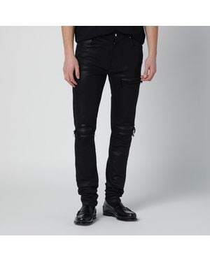 Amiri Wax Skinny Jeans - Black