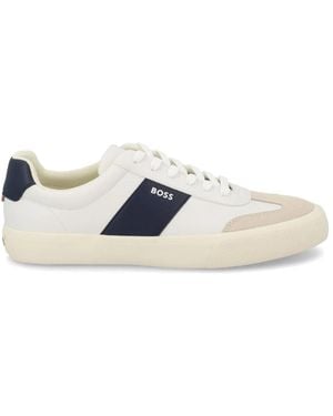 BOSS Sneaker With Logo - White