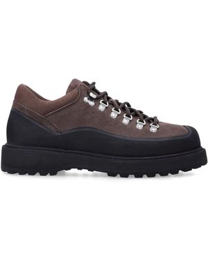 Diemme Cornaro Gomma Structured Nubuk Boots - Black