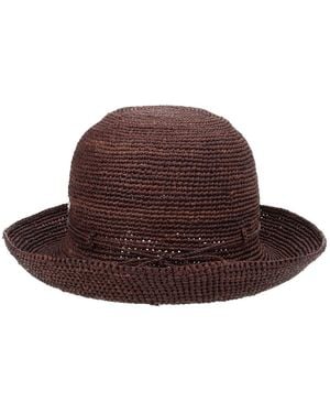 Helen Kaminski Raffia Hat - Brown