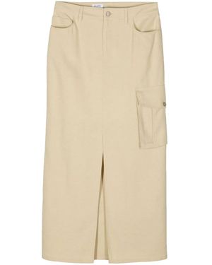 Filippa K Crepe Cargo Skirt - Natural