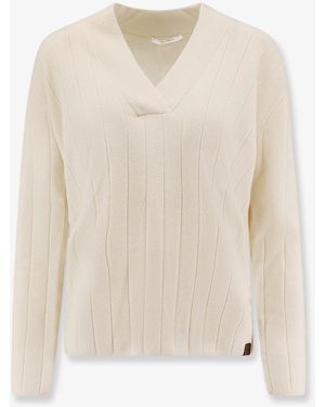 Max Mara Arten Cashmere Sweater - White