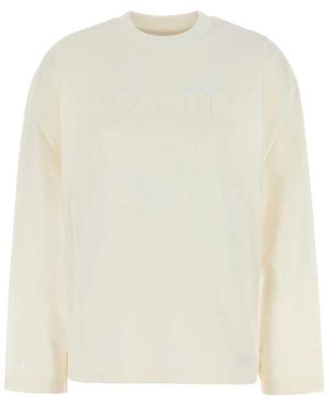 Jil Sander Cotton T-Shirt - White