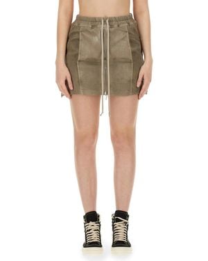 Rick Owens Mini Lido Skirt - Green