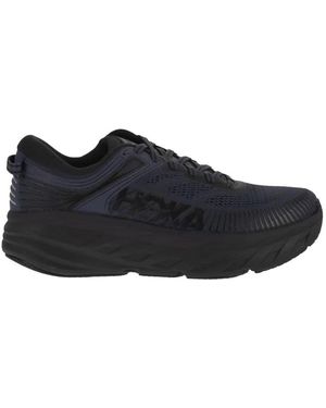 Hoka One One Textile Synthetic Trainers - Black