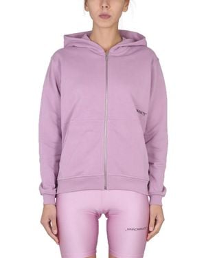 hinnominate Sweatshirt With Logo - Purple