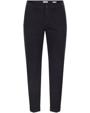 Re-hash Re_Hash Tapered-Fit Stretch Cotton And Lyocell Chinos - Blue