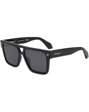 Off-White c/o Virgil Abloh Springfield Logo Sunglasses - Black