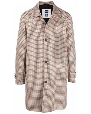 BOSS Boss X Russell Athletic Dejam Houndstooth Coat - Natural