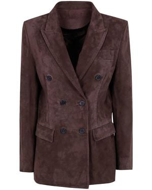 Seventy Suede Jacket - Brown