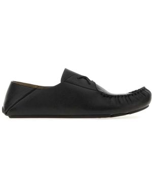 Loewe Leather Rambla Loafers - Black