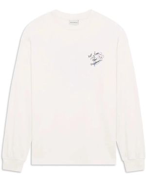 Drole de Monsieur Esquisse Slogan T-Shirt - White