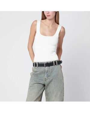 Entire studios Viscose-Blend Top - Grey