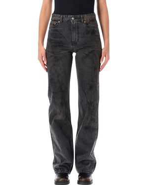 Our Legacy High-Rise Straight-Leg Jeans - Black