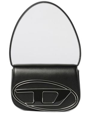 DIESEL Leather 1Dr Shoulder Bag - Black