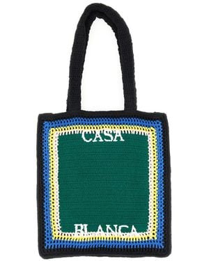 CASABLANCA Crochet Bag - Green