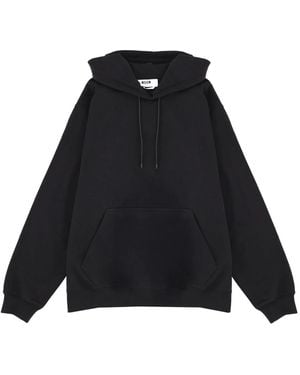 MSGM Sweatshirt With Logo - Black