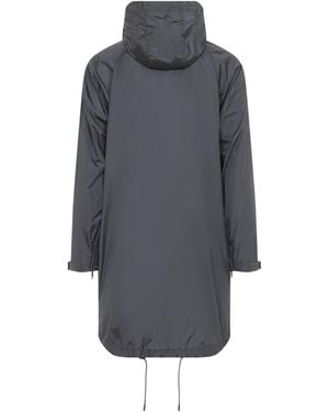 Prada Hematite Hooded Parka - Grey
