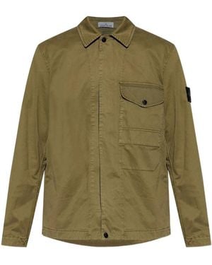 Stone Island Mini Shirt Collection - Green