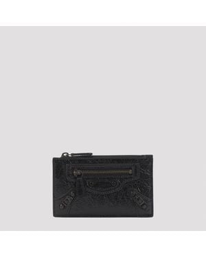 Balenciaga Le City Long Card Holder - Black
